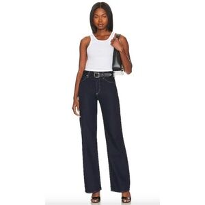 Citizens Of Humanity Dark Indigo Wide Leg Jeans